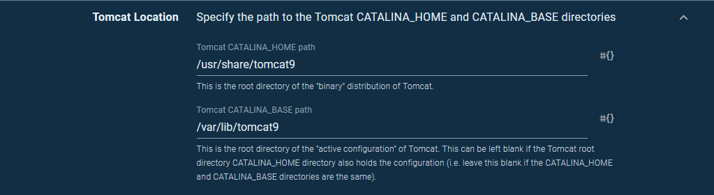 Tomcat paths