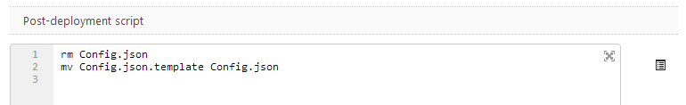 Post deployment script in Octopus Deploy