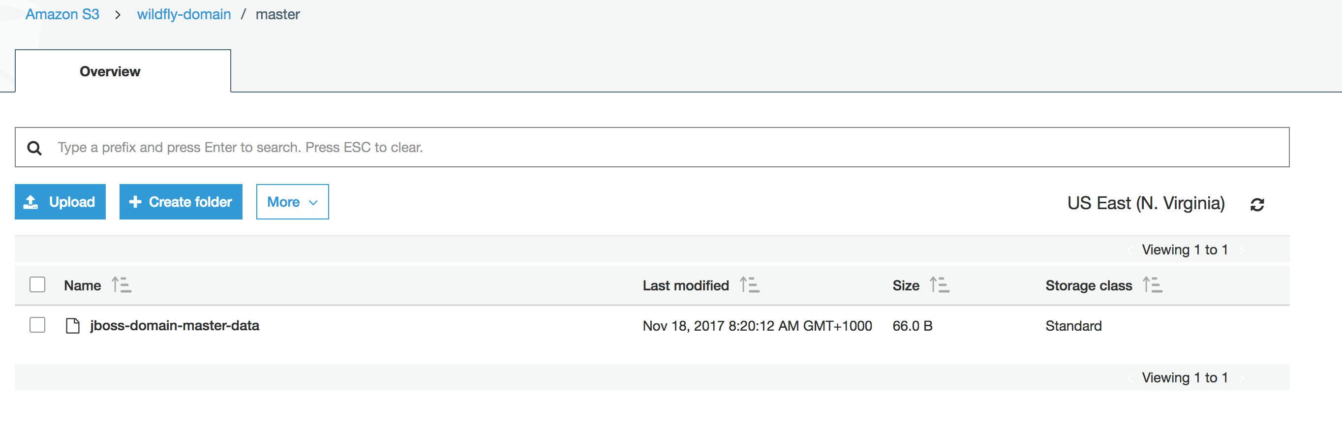s3 domain config