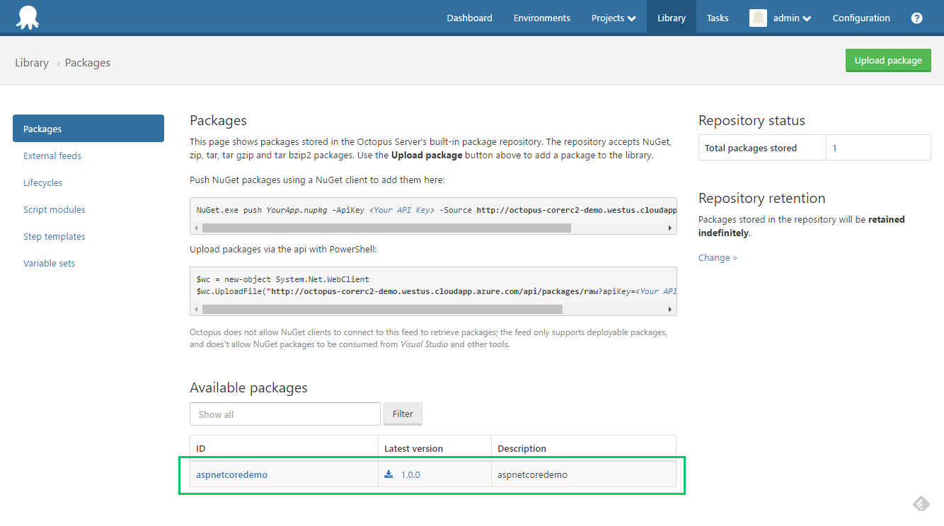 Published Package
