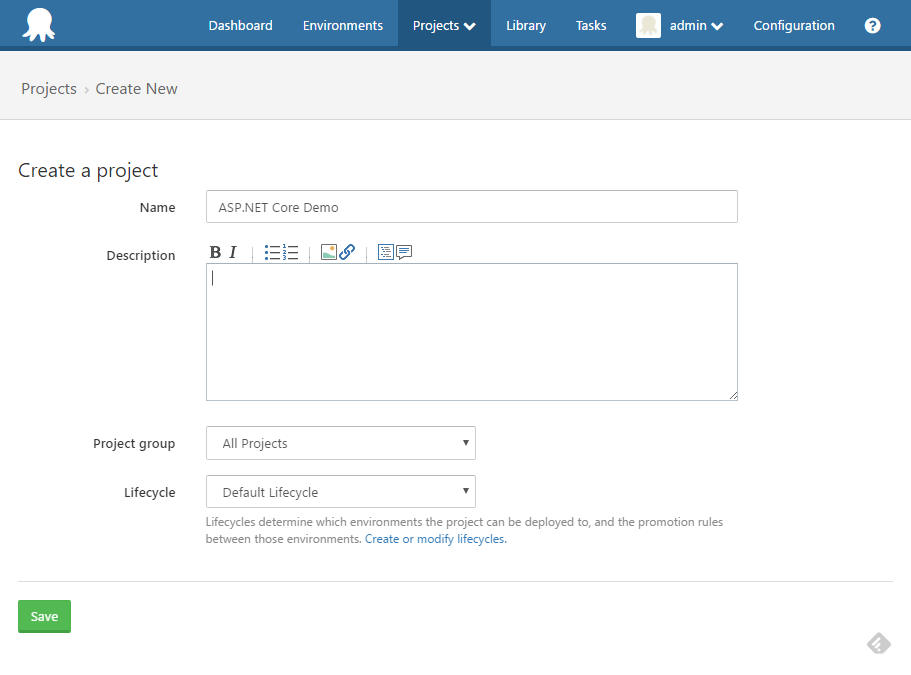Create Project