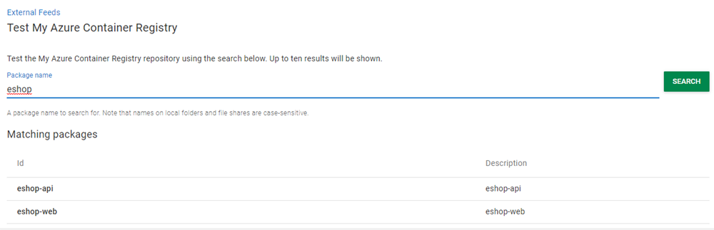 Test External Feed