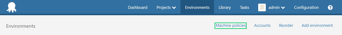 Machine Policies