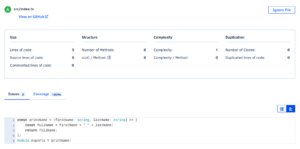 Codacy code analysis