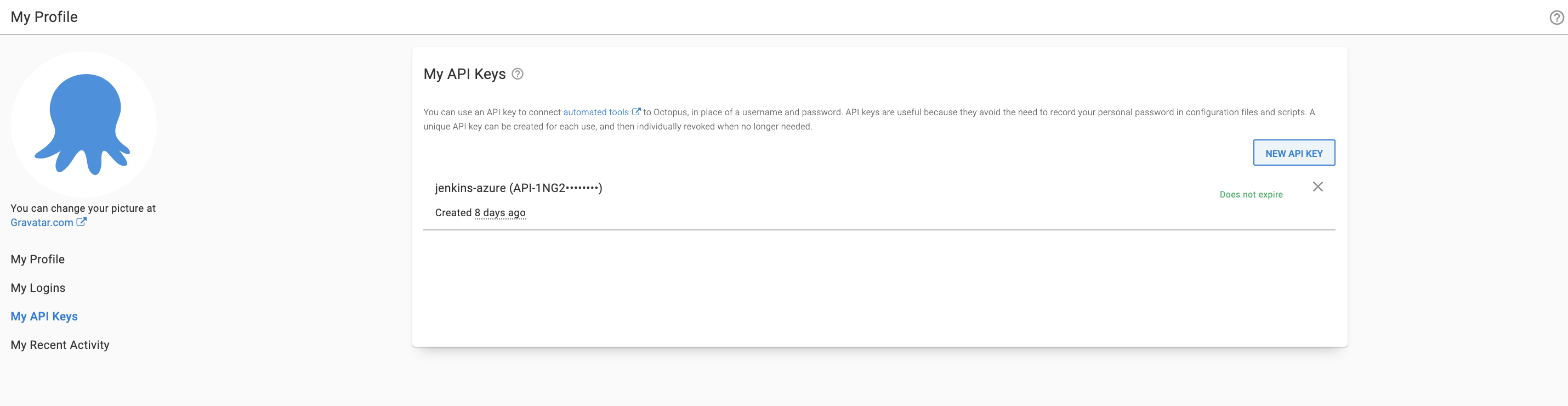 Octopus API Key