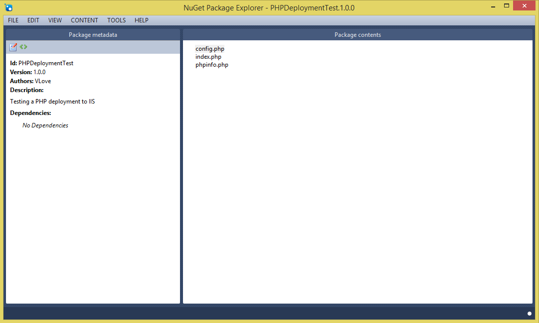 NuGet Explorer
