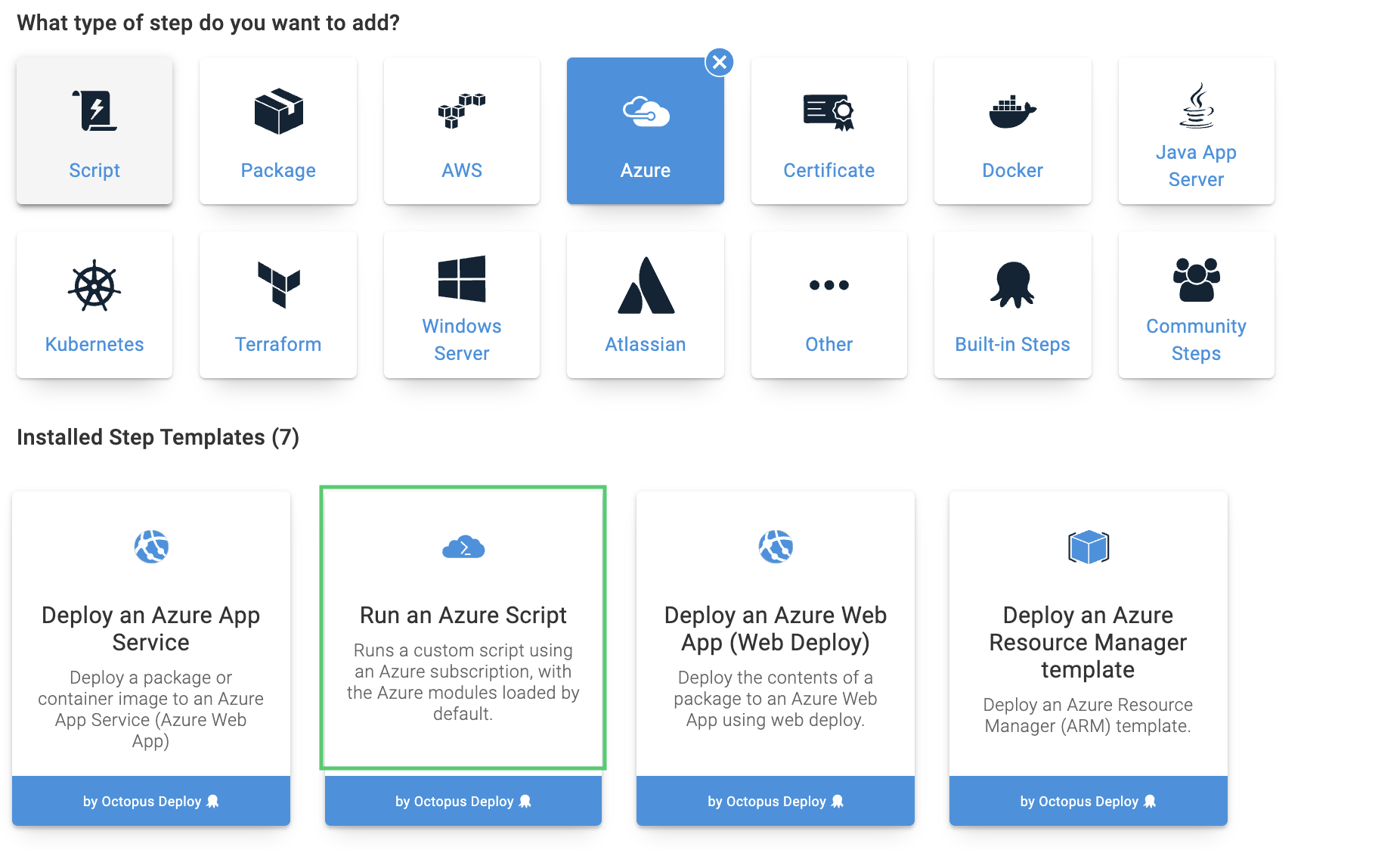 Azure script