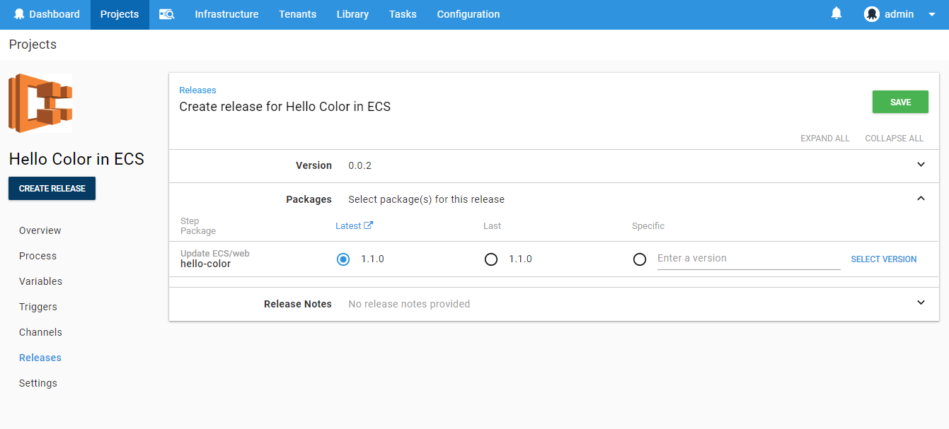 Create Release