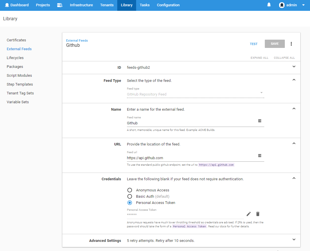 GitHub Feed