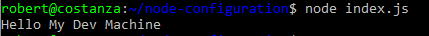 Node result