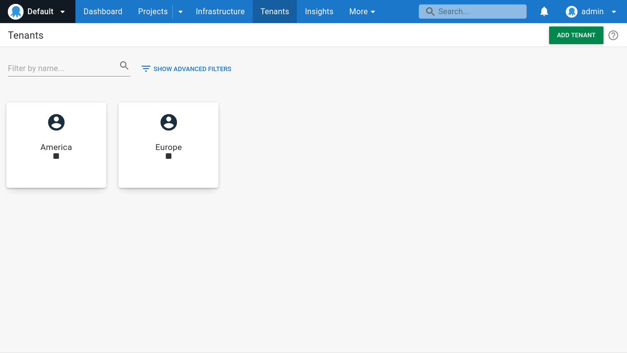 Tenants screenshot