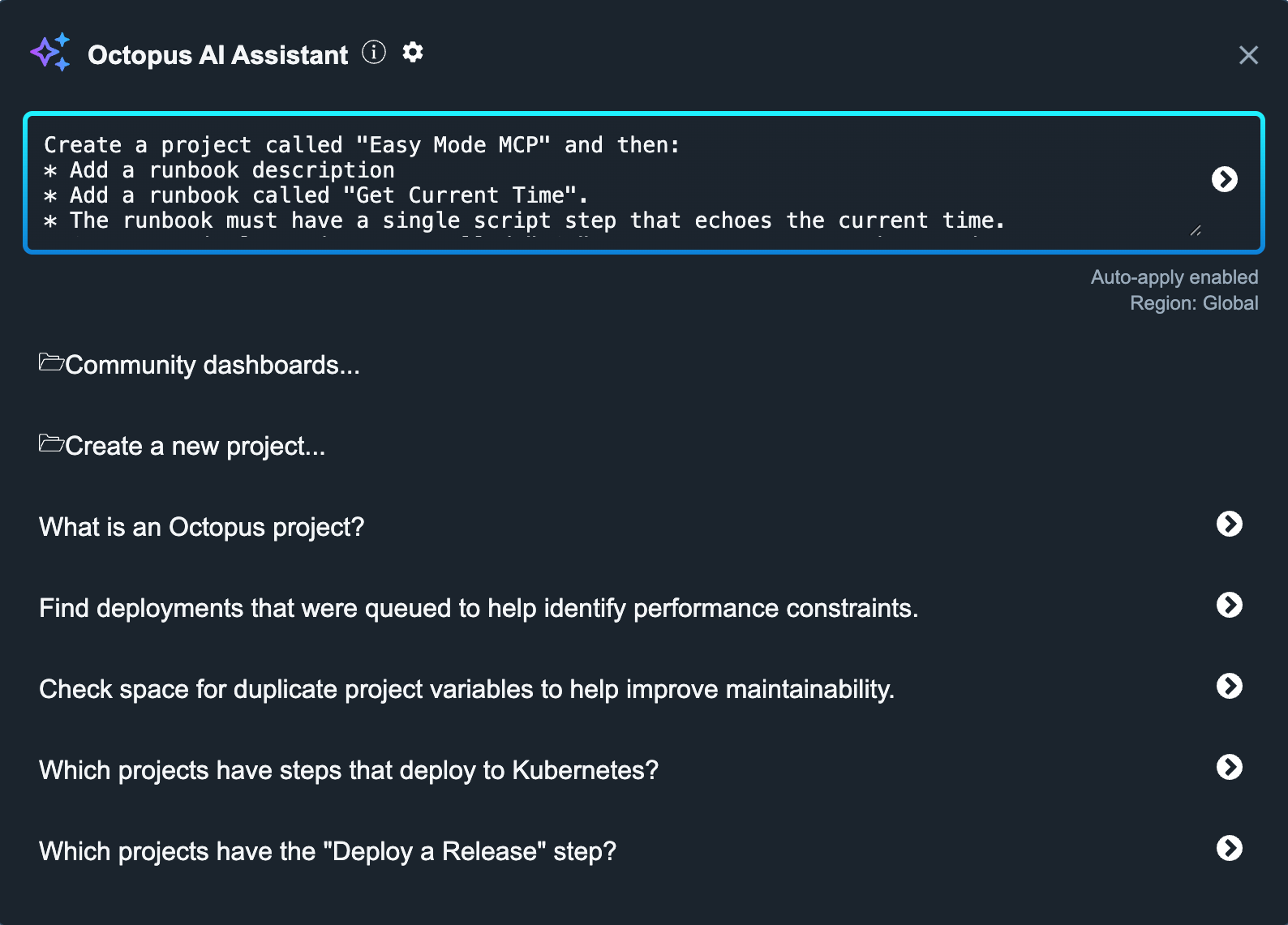 AI Assistant Interface