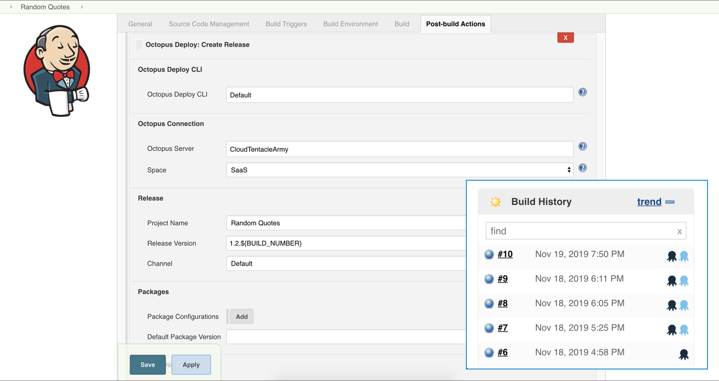 Octopus Jenkins Plugin
