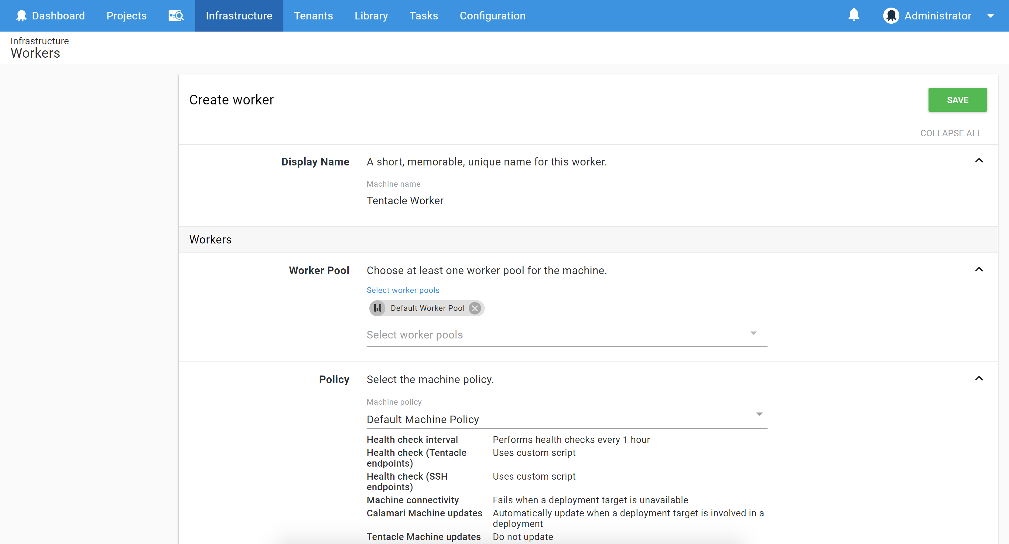 Worker Details