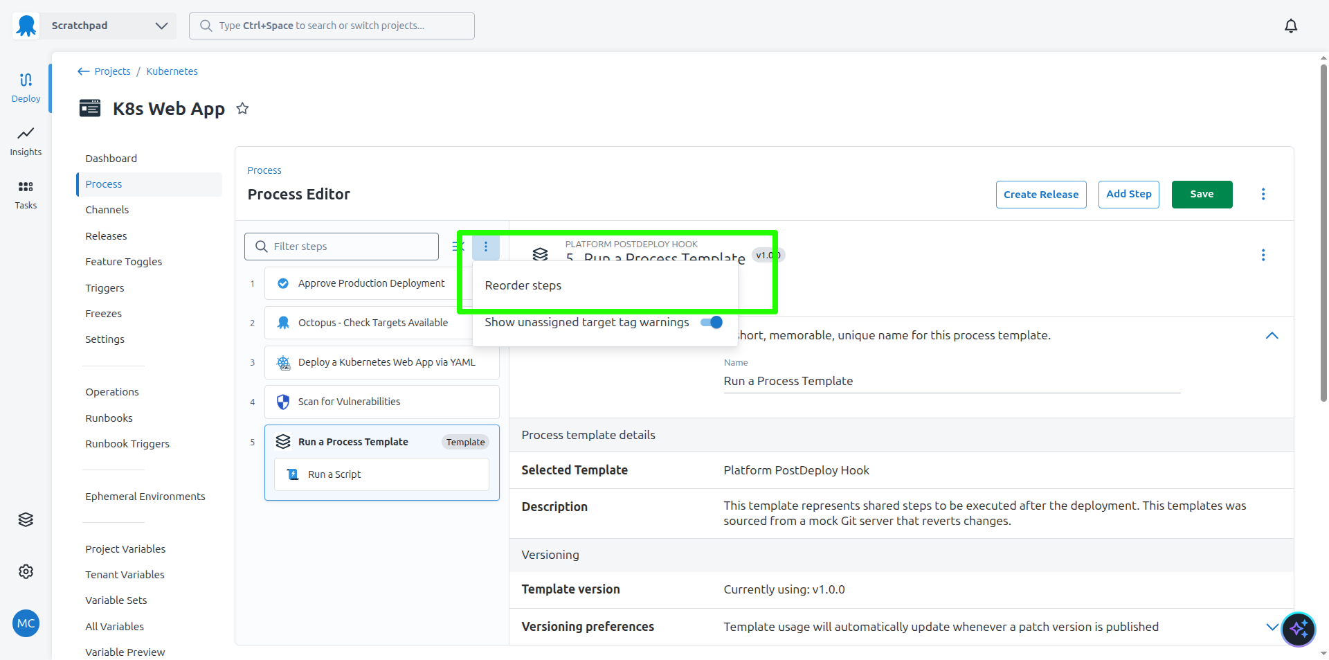 Share template dialog