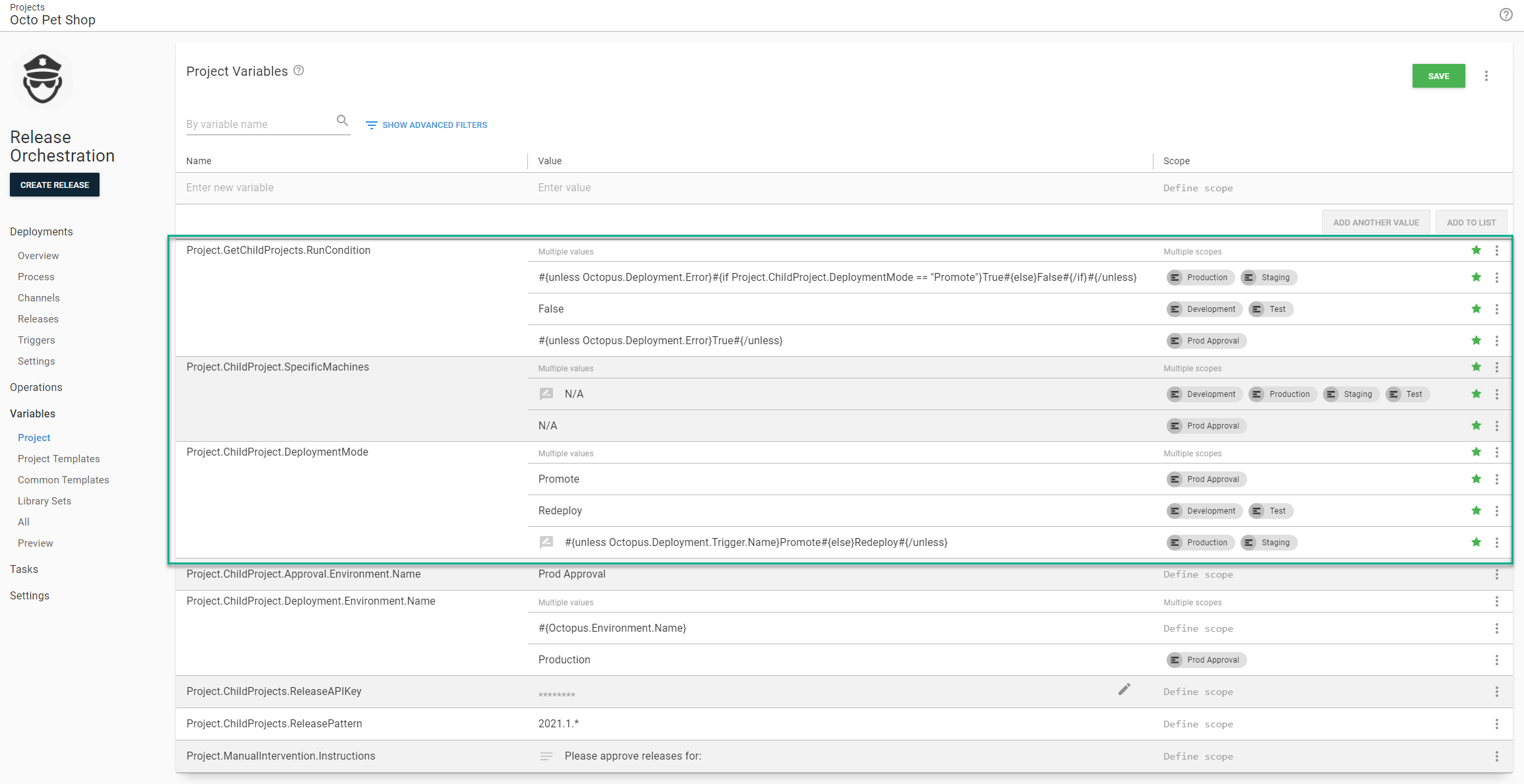 New variables added