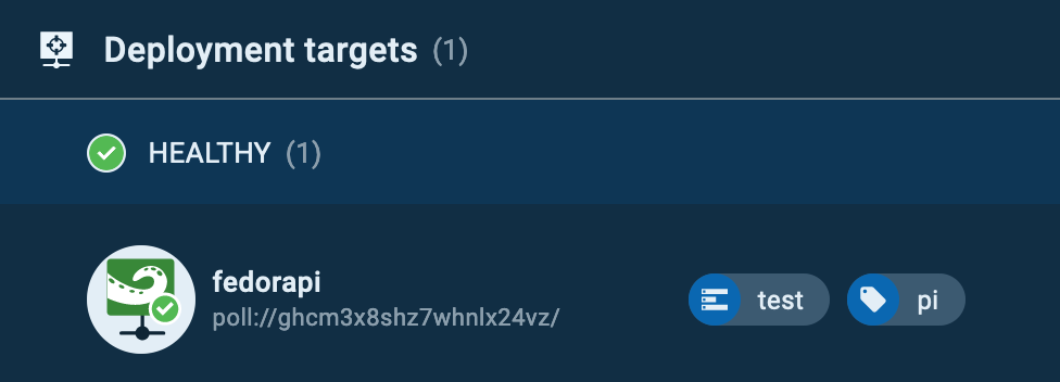 Deployment target
