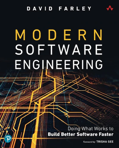 Modern Software Engineering cover features a photograph of a complex circuit board