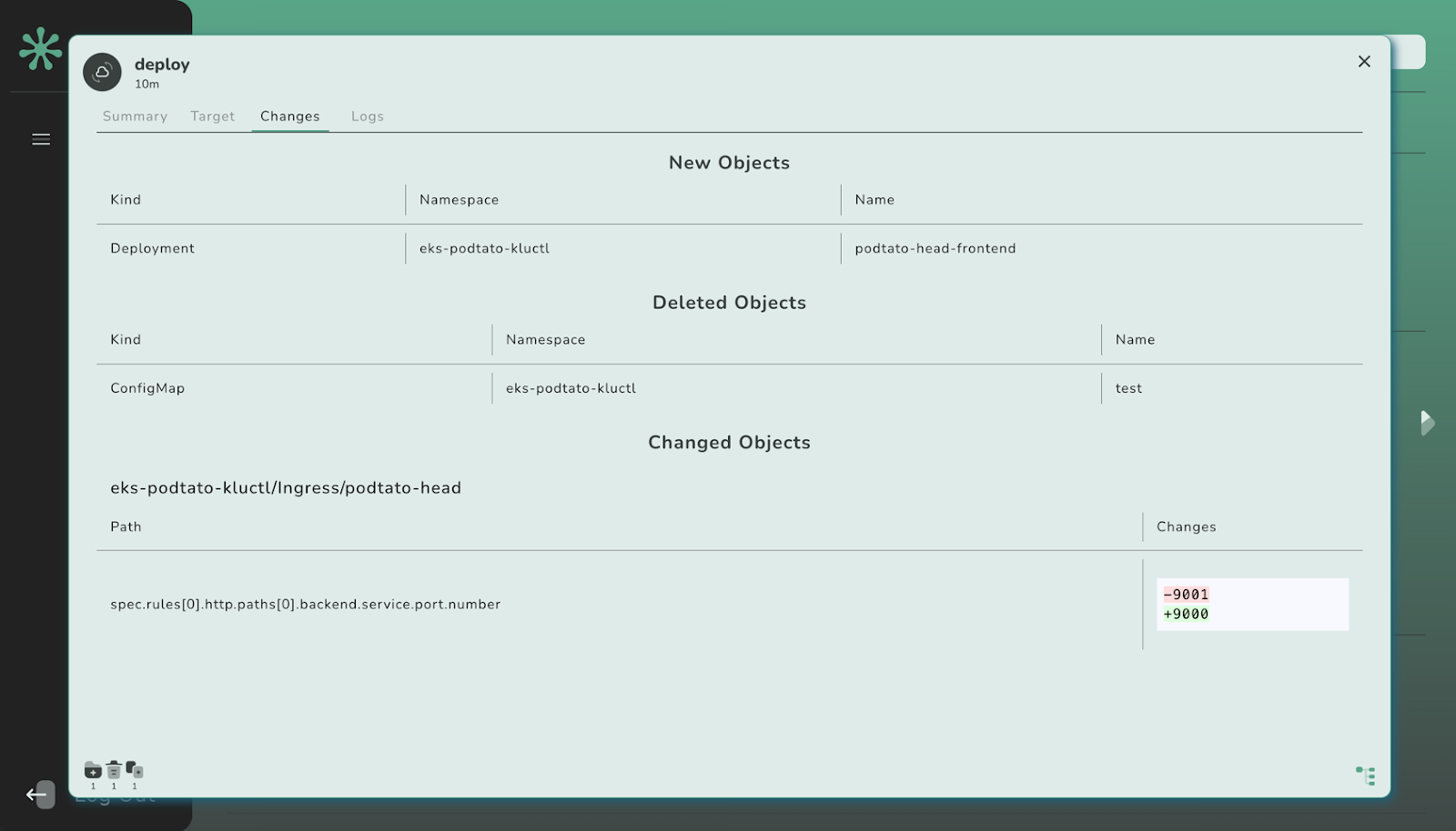 Kluctl screenshot
