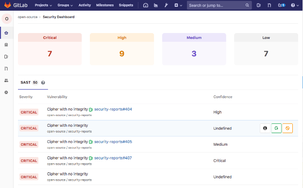 GitLab CI/CD screenshot