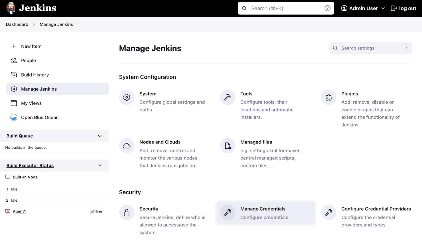 Jenkins screenshot