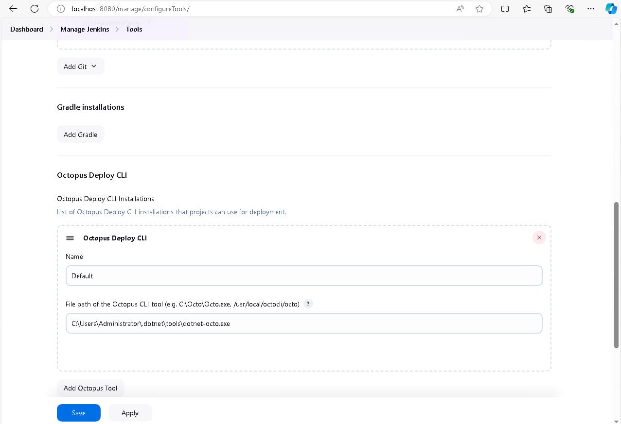 Jenkins tools management