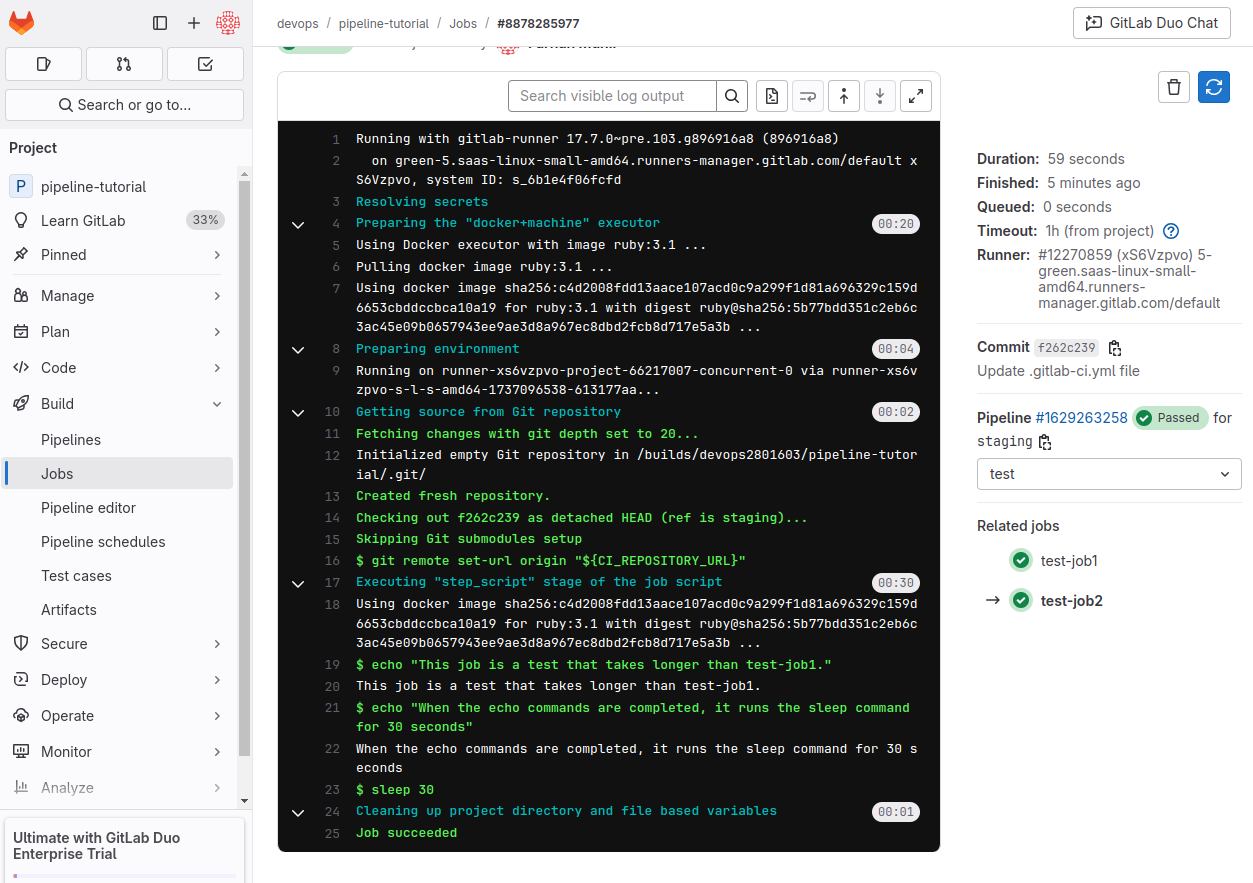 GitLab UI