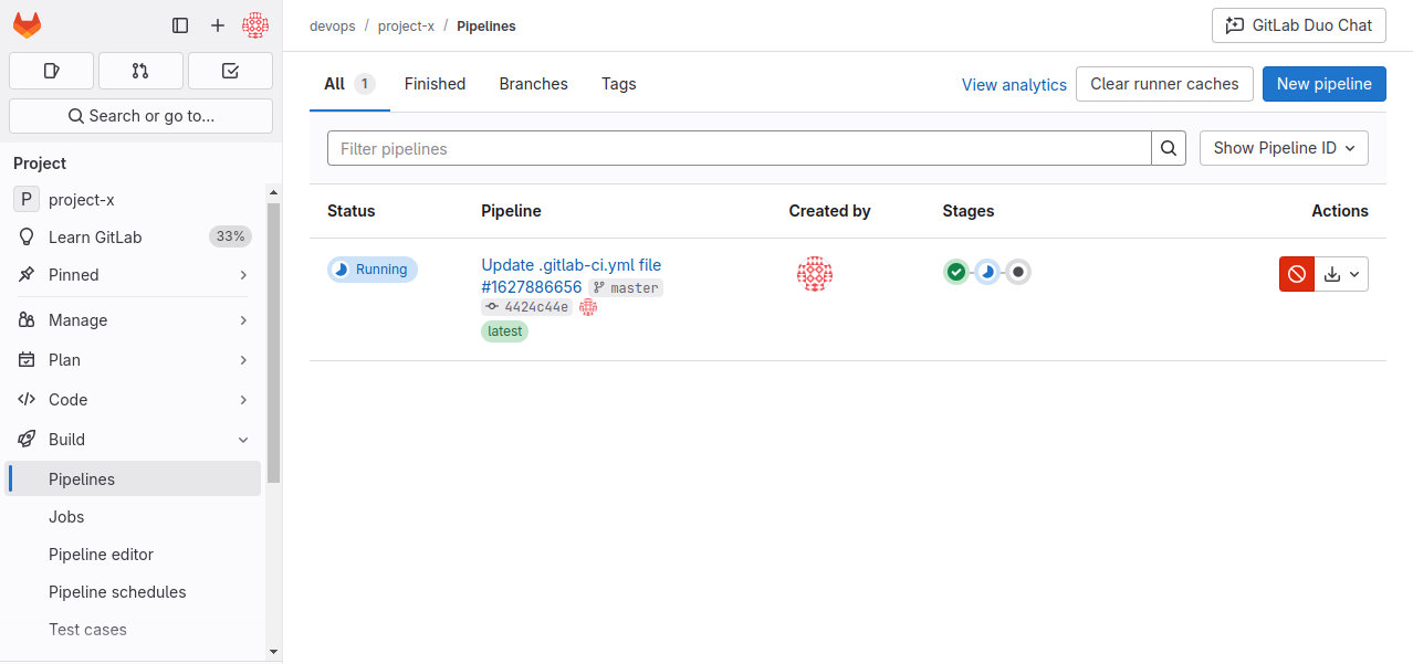 GitLab UI