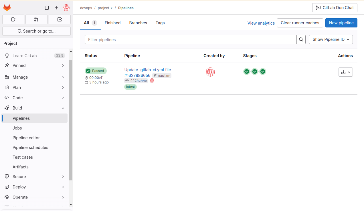 GitLab UI