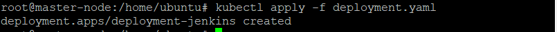 Create YAML file called deployment.yaml