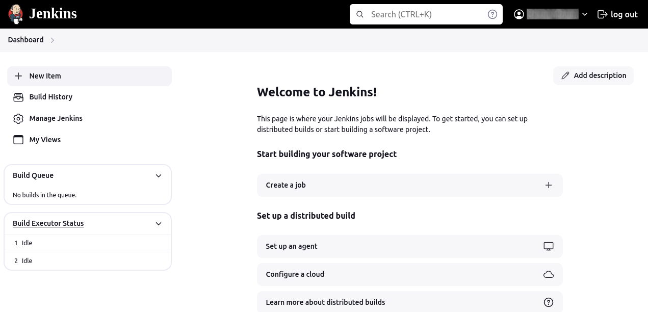Jenkins new item