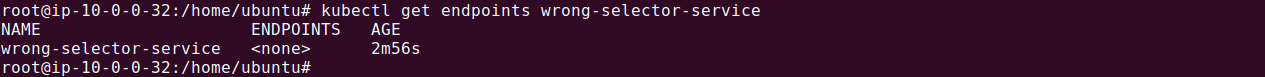 kubectl get endpoints output