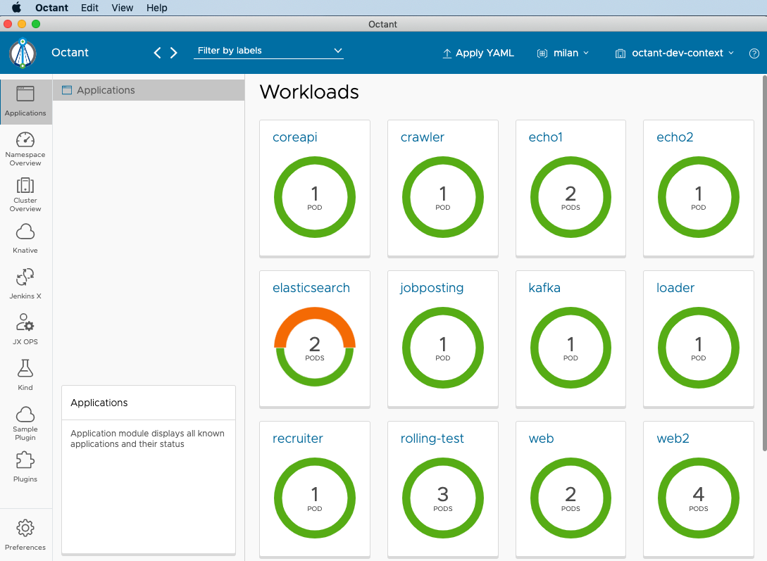 Octant screenshot