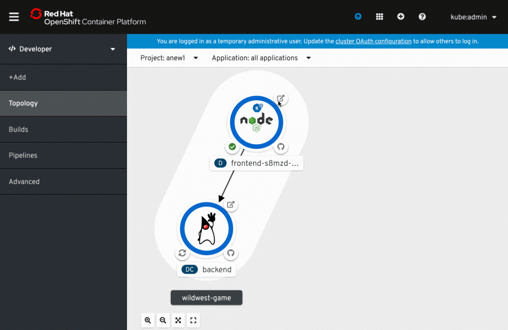OpenShift screenshot