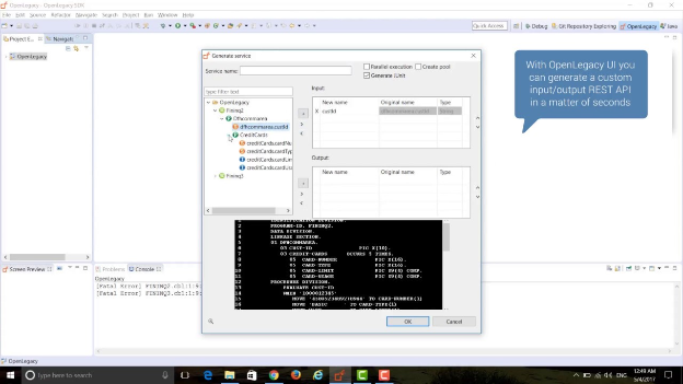 OpenLegacy screenshot