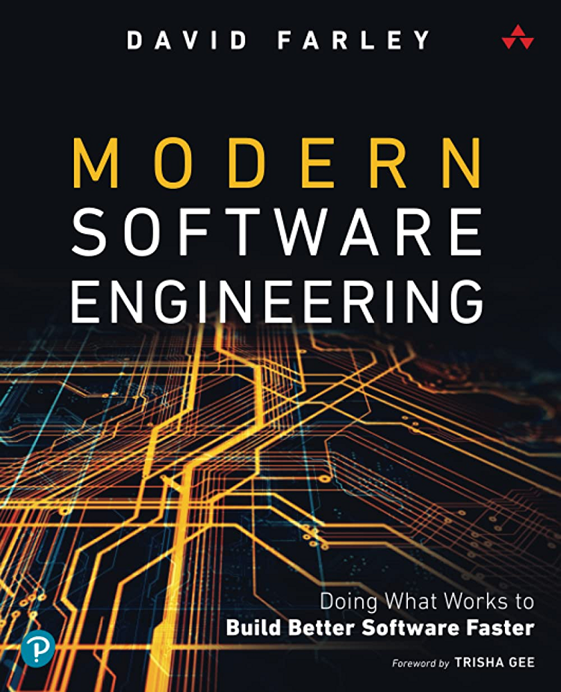 Modern Software Engineering cover features a photograph of a complex circuit board