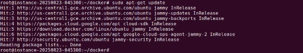 Adding the Docker apt repository