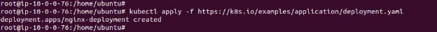Applying the NGINX deployment