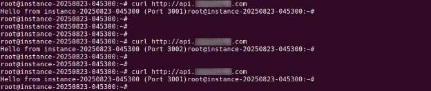 nginx load balancing
