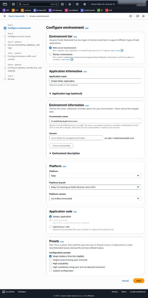 Configuring the Ruby platform