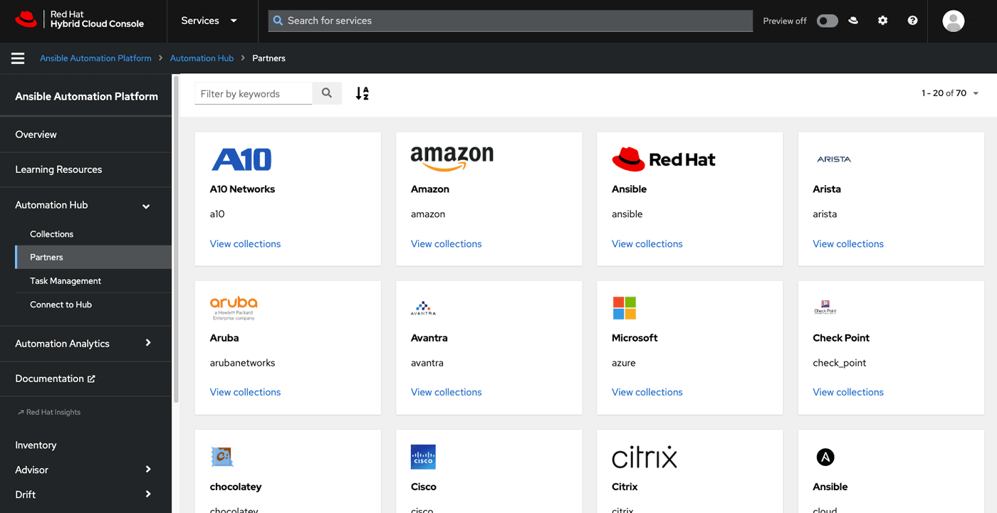 Ansible screenshot