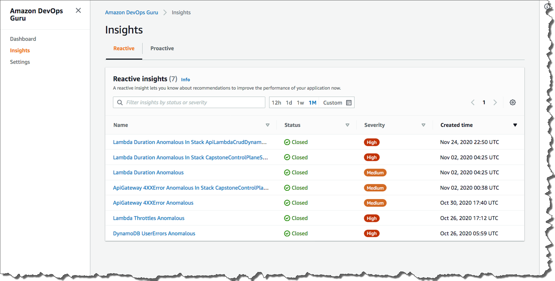 AWS DevOps screenshot