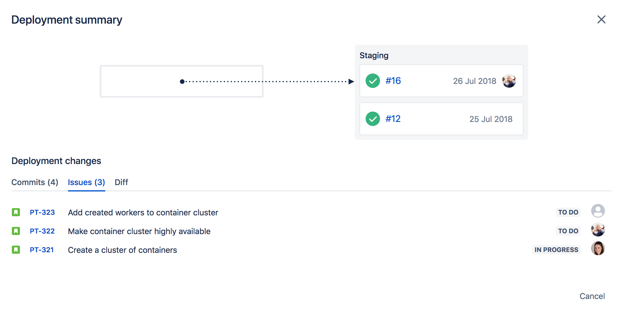 BitBucket Pipeline screenshot
