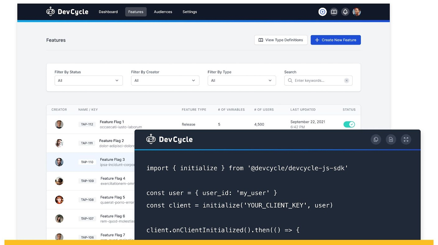 DevCycle screenshot
