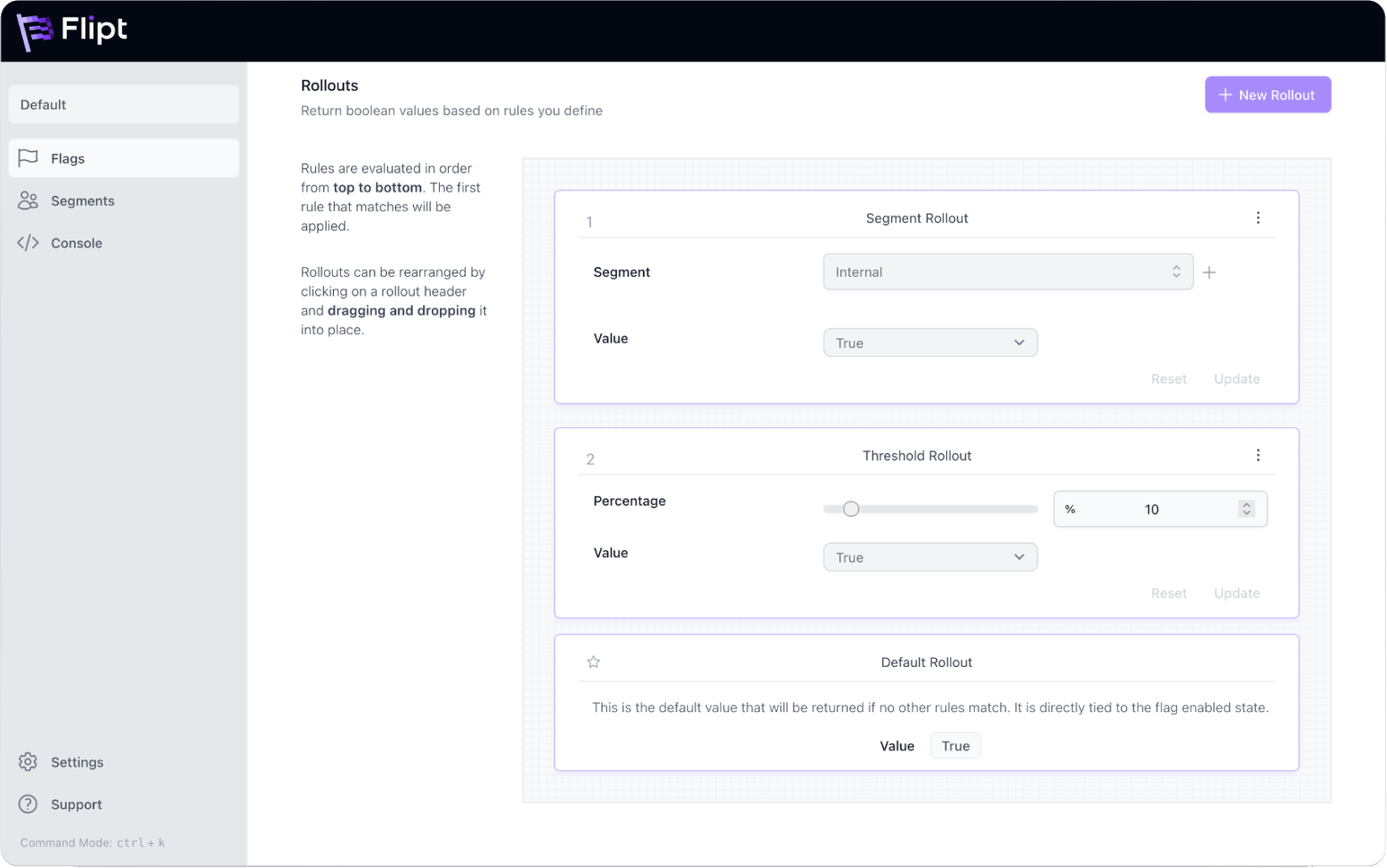 Flipt screenshot