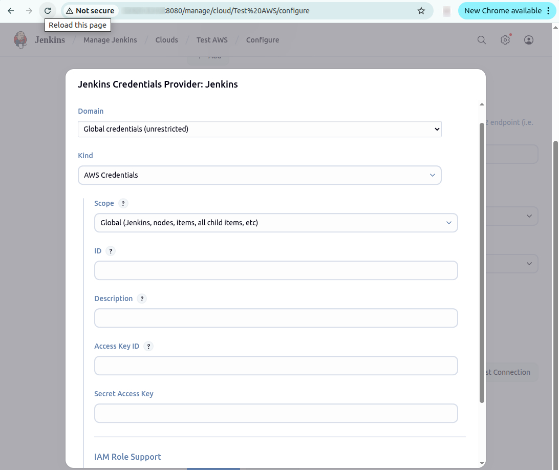 Jenkins credentials provider