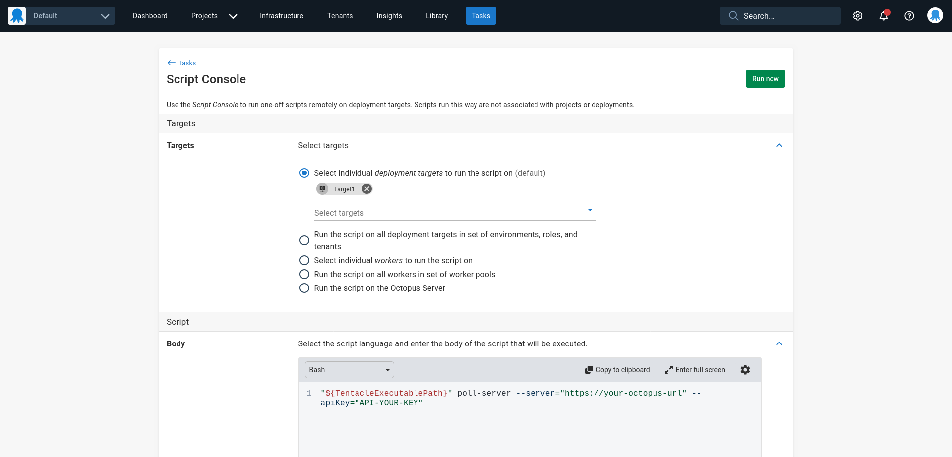 Script Console