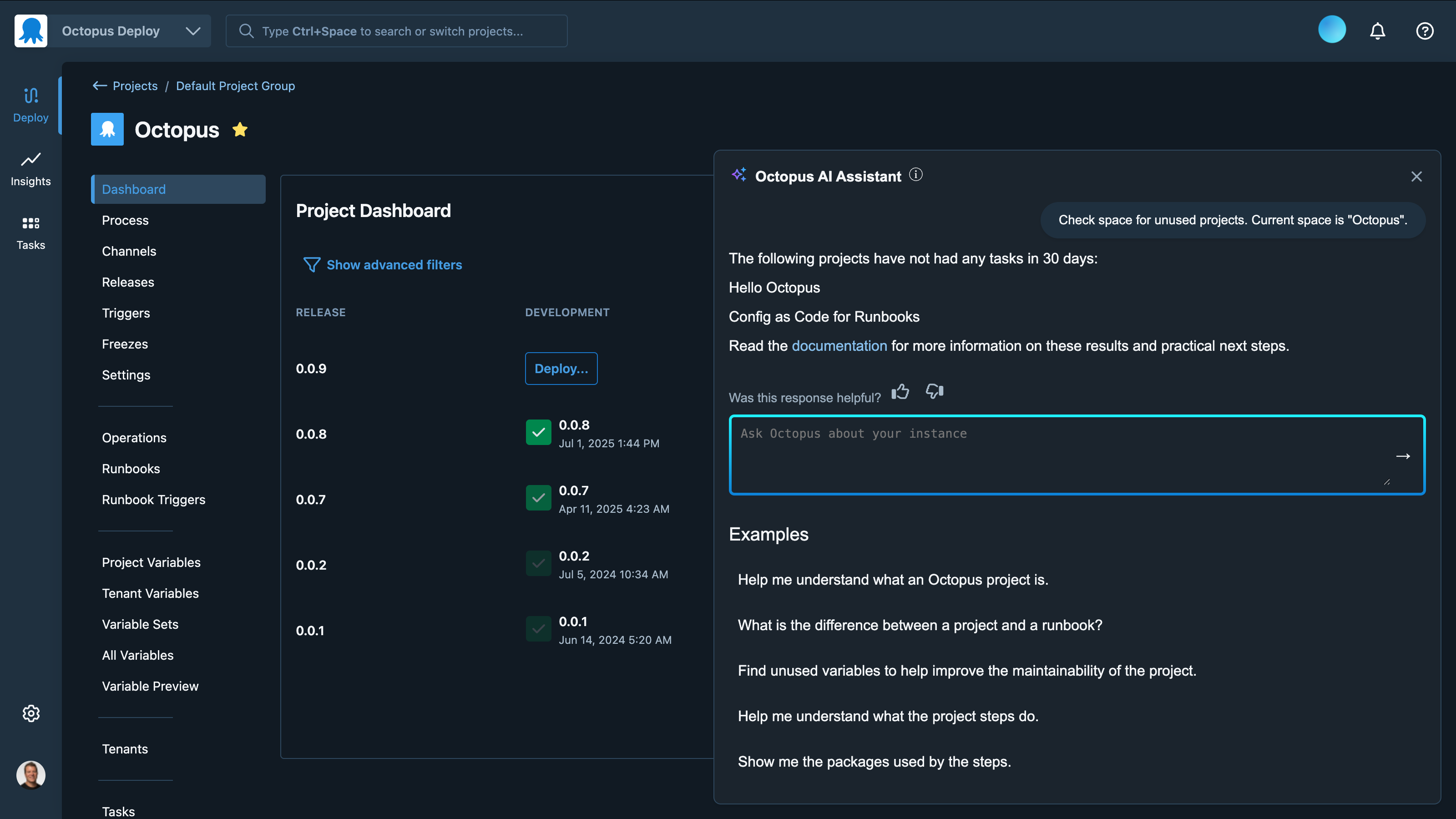 Octopus AI Assistant Screenshot