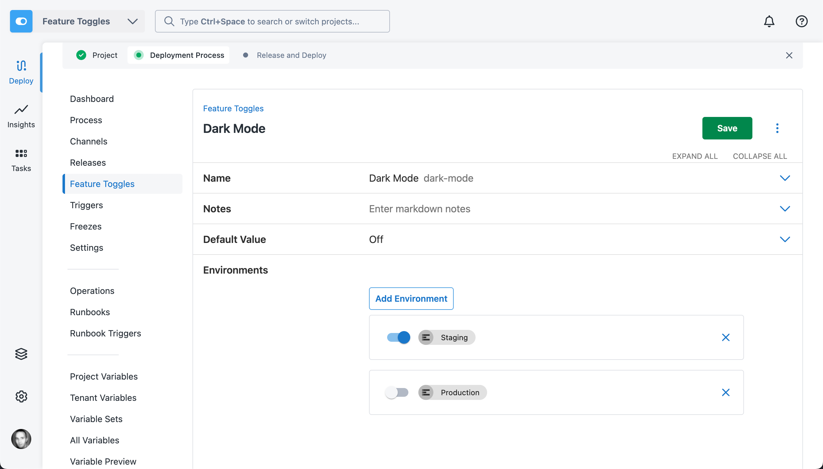 Default Values