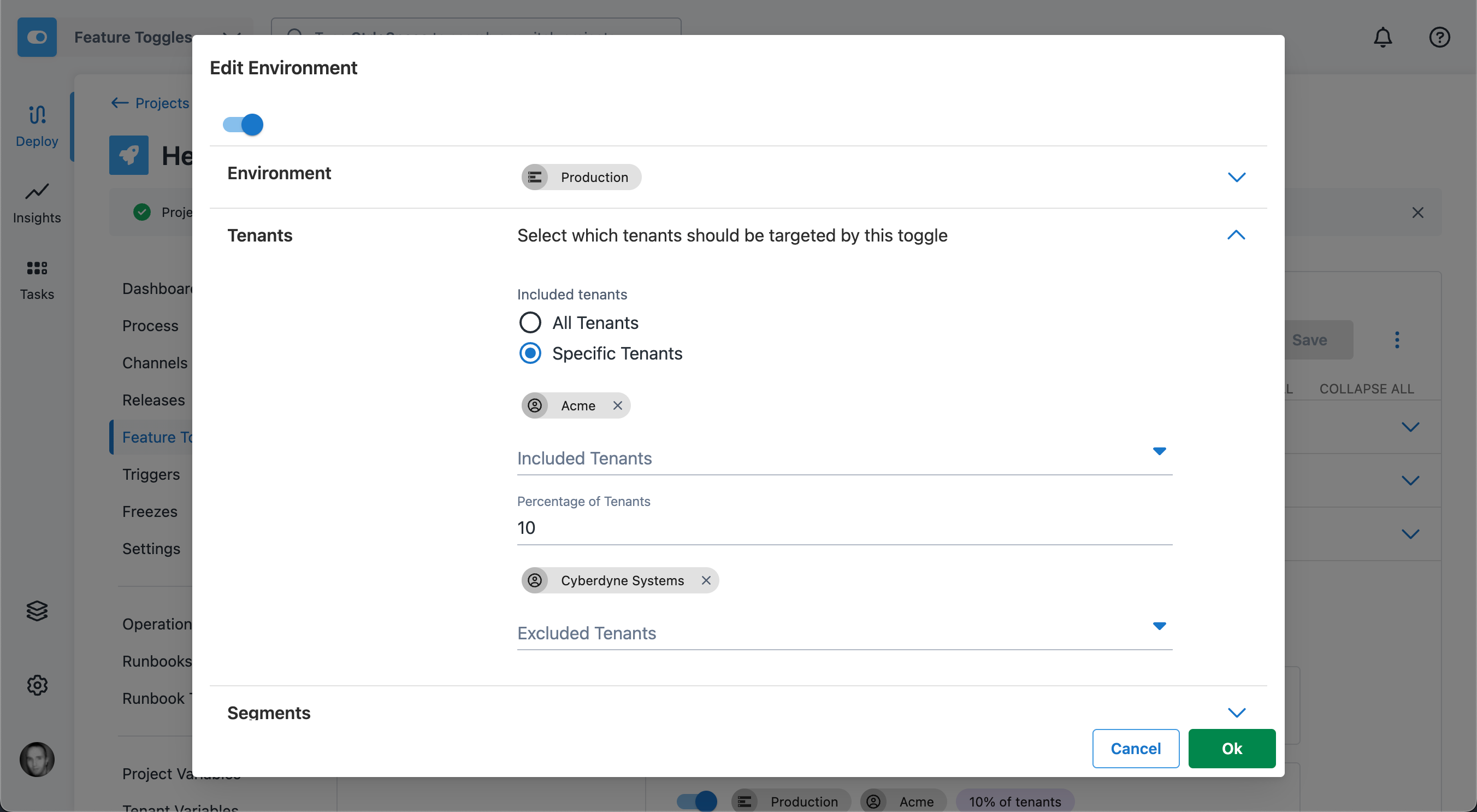 Tenanted Rollout